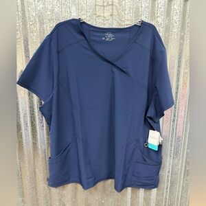 Cherokee infinity/Scrub Top/Women’s/Navy/4XL
